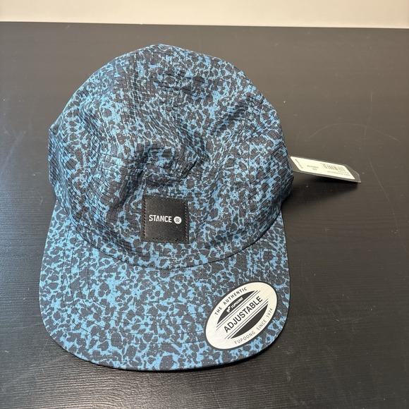 Stance Other - Stance Kinetic 5 Panel Blue Black Splatter Print Hat Cap